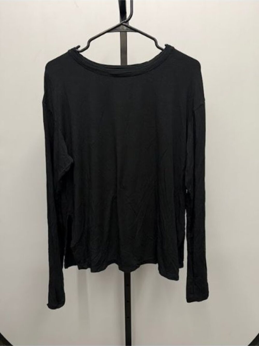 Glow Mode Black Long Sleeve Activewear Tee